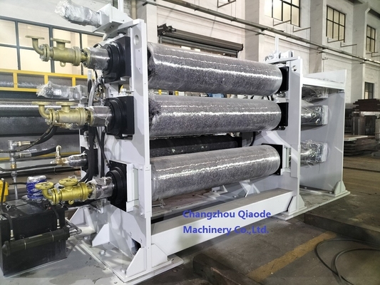 420×2020 थ्री रोल कैलेंडर मशीन स्पीड 120m/मिनट